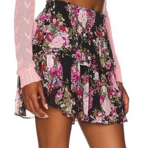 LoveShackFancy Ruffle Mini Skirt